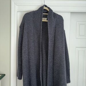 Aran Sweater Market Textured Merino Cardigan- Size XL
